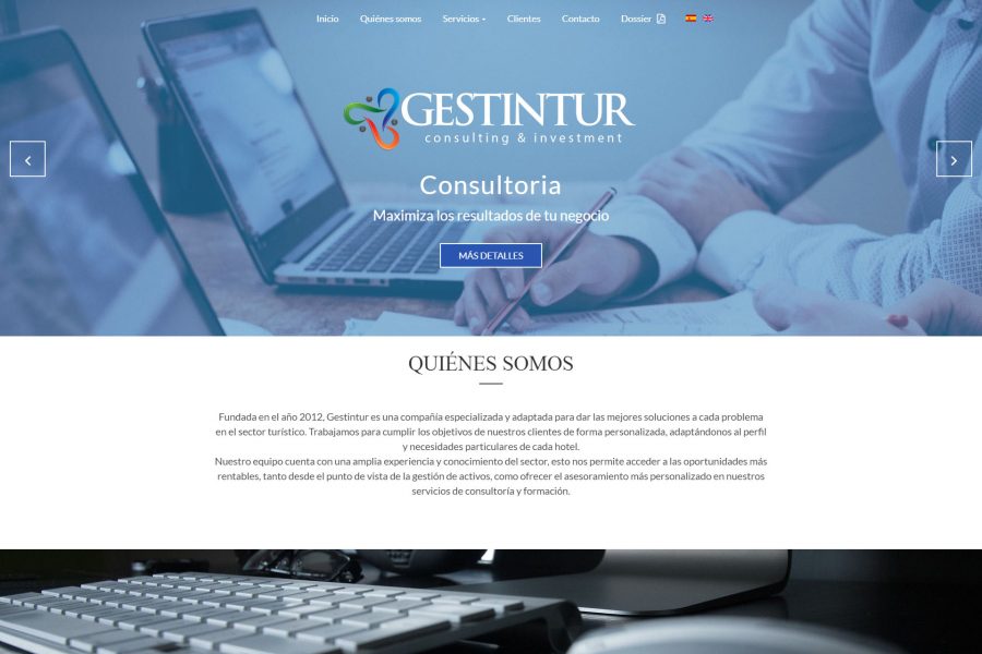 Diseño web Gestintur