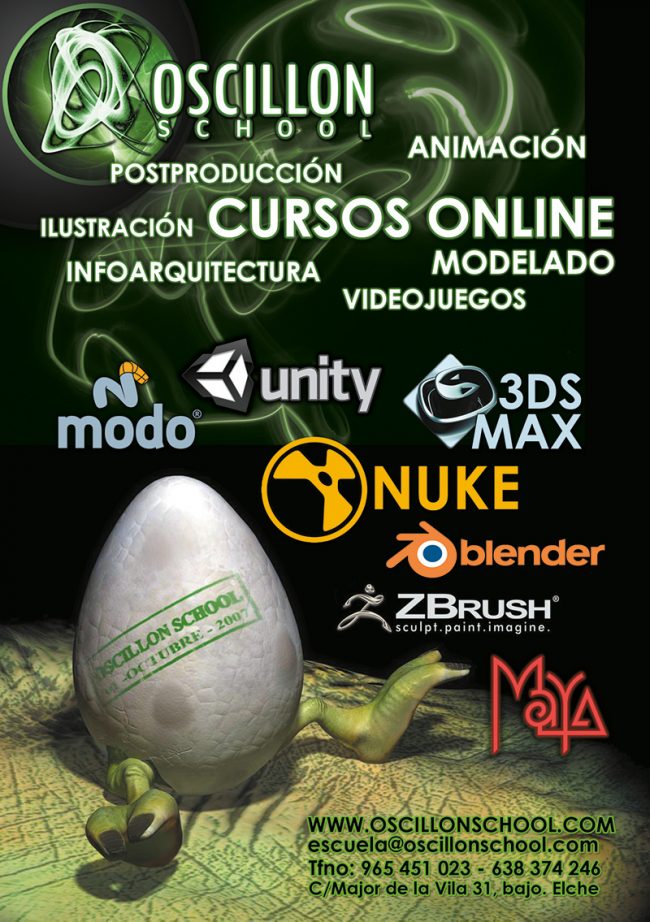 Cartel impresión cursos online
