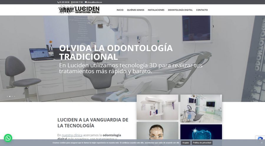 web corporativa wordpress divi luciden